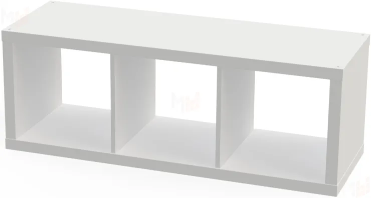 Полка Фора 3 белая