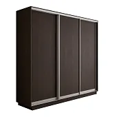 Шкаф-купе Оптим 3-х дверный  1 секция (ЛДСП) 210 см. 1 штанга, 11 полок, 4 ящика