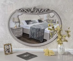 Зеркало Мокко ППУ для туалетного столика серый камень