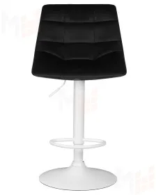Стул барный DOBRIN TAILOR WHITE (черный велюр (MJ9-101))
