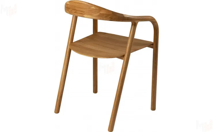 Кресло деревянное из массива дуба Соул Дуб светлый