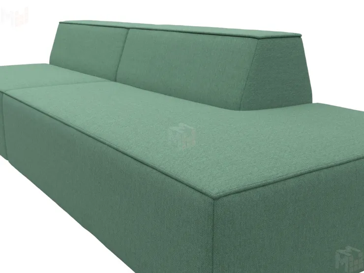 Диван прямой модульный Монс Модерн правый ( Амур зеленый )