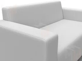 Диван прямой Лига-093 ( Белый )