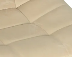 Стул барный DOBRIN TAILOR WHITE (бежевый велюр (MJ9-10))