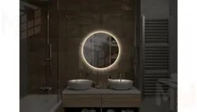 Зеркало Ajour с LED подсветкой (2700K) d 645