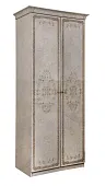 Шкаф Патрисия 2-дверный без зеркал крем корень глянец