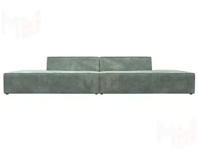 Диван прямой модульный Монс лофт ( BRUT 08 зеленый )