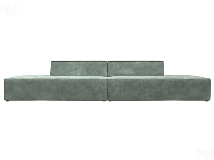 Диван прямой модульный Монс лофт ( BRUT 08 зеленый )