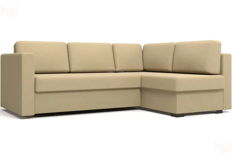 Угловой Диван Джессика 2 бежевый (правый)