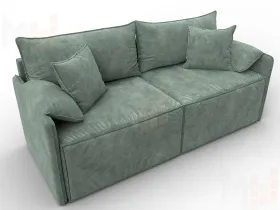 Диван прямой модульный Лига-106 ( BRUT 08 зеленый )