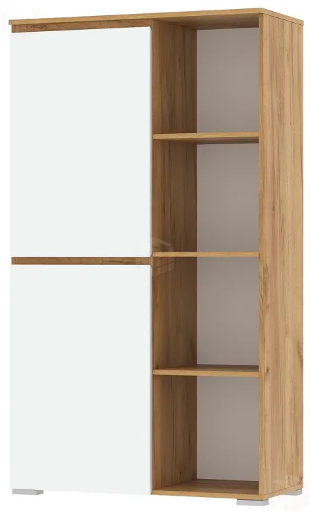 Буфет  ГРЕТТА Буфет 2С Дуб Крафт золотой - Белый