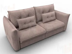 Диван прямой Лига-100 НПБ ( TOWER 05 бежевый )