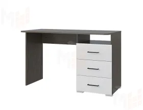 Стол компьютерный Ненси (венге/белый глянец)