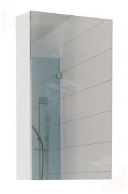 Шкаф-зеркало Норма 40 с одной дверцей Айсберг
