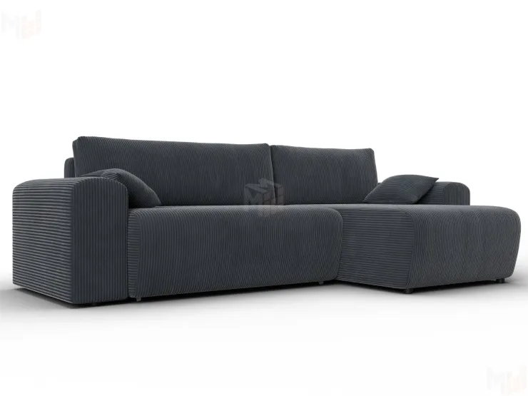 Диван угловой Лига-099 угол универсальный ( Vertical серый )