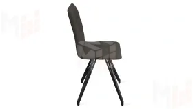 Стул Аспен К4 Черный муар, Велюр Confetti Stone