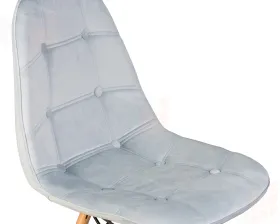 Стул обеденный DOBRIN BENNET (ножки светлый бук, пудрово-голубой велюр (HLR-15))