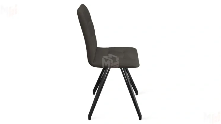 Стул Аспен К4 Черный муар, Велюр Confetti Stone