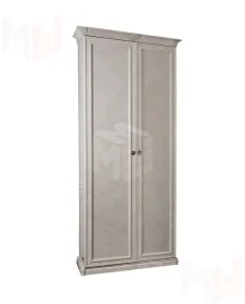 Шкаф Афина 2-дверный без зеркал крем корень