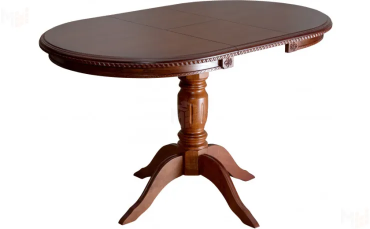 Стол деревянный раскладной Лорель 100 Миланский орех