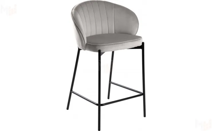 Полубарный стул Миэль silver/черный