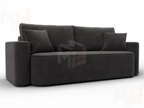 Диван прямой Лига-118 НПБ ( LAIM 10 темно-коричневый )