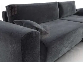 Диван угловой Лига-099 угол универсальный ( TOWER 11 темно-серый )