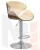 Стул барный DOBRIN KARTER (коричневое дерево, кремовый)