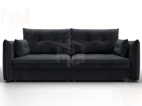 Диван прямой Лига-100 НПБ ( TOWER 11 темно-серый )