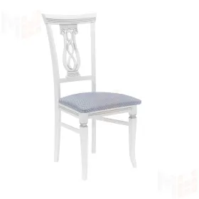 Стул Leset Юта (Белый патина серебро/Атина серебро)