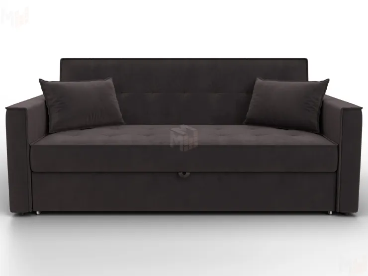 Диван прямой Лига-104 (160) ( SEVEN 727 коричневый )