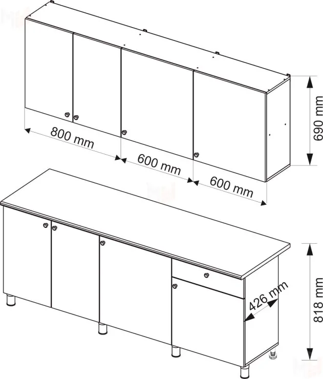 Кухня POINT 200 Белый