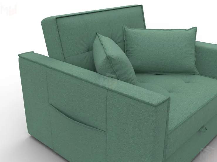 Кресло-кровать Лига-104 (80) ( Амур 11 зеленый )