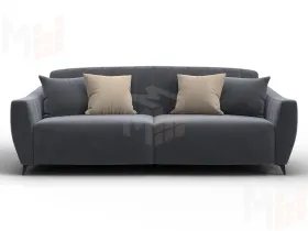 Диван-книжка Лига-095 НПБ ( SEVEN 17 серый )