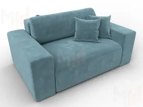 Кресло Лига-036 НПБ ( SEVEN 113 бирюзовый )