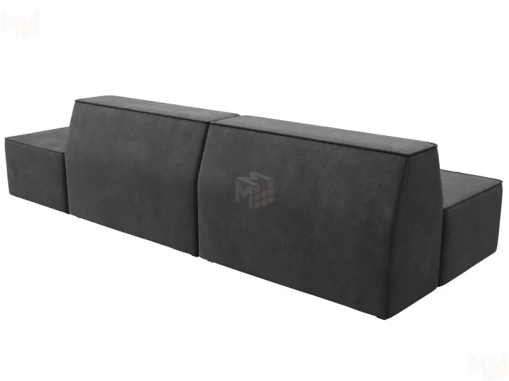 Диван прямой модульный Монс Модерн правый ( BRUT 16 темно-серый )