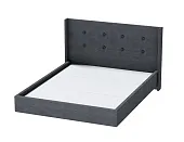 Кровать арт. 021 Антрацит (ЛН) 1400x2000