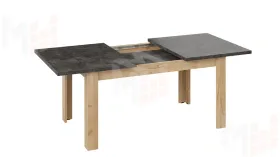 Стол обеденный Ванкувер тип 1  Дуб Крафт золотой, Ателье темное