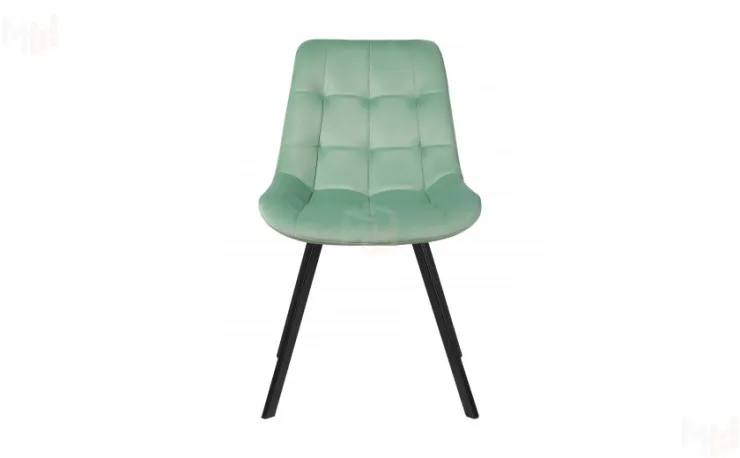 Стул поворотный Эйден М, Confetti aquamarine/черный