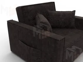 Кресло-кровать Лига-104 (80) ( BRUT 17 коричневый )