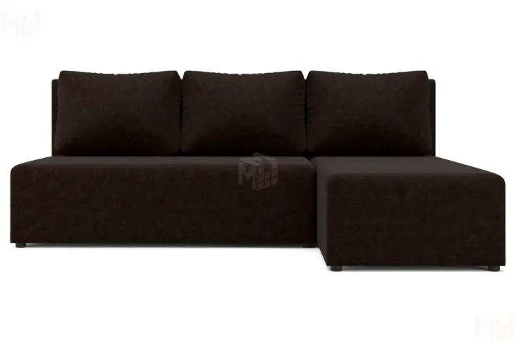 Угловой диван Комо (коричневый)