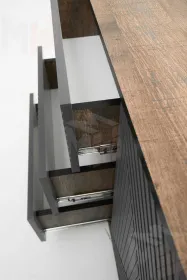 Комод Копенгаген (дуб самдал/серый графит)