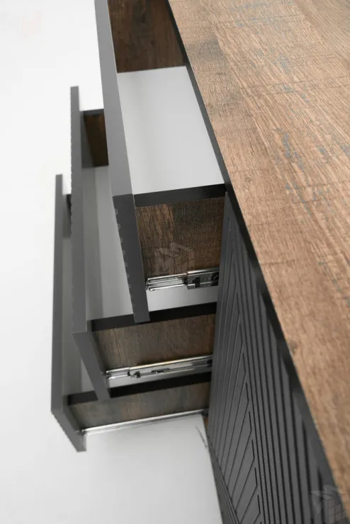 Комод Копенгаген (дуб самдал/серый графит)