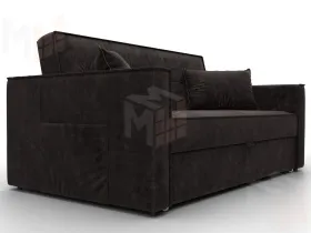 Диван прямой Лига-104 (140) ( BRUT 17 коричневый )