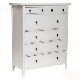 Комод КЫМОР 6 ящиков белый