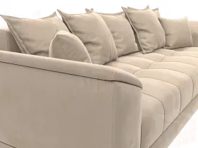 Диван прямой НордСтар НПБ ( SEVEN 729 бежевый )