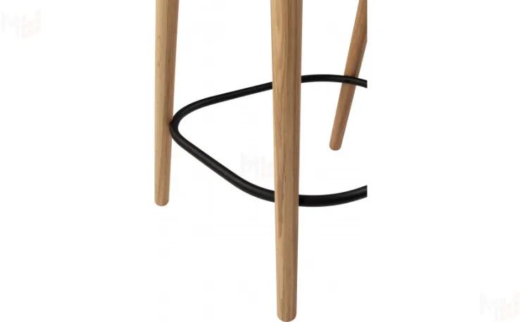 Стул полубарный деревянный из массива дуба Соул  Дуб натуральный