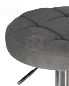 Табурет барный DOBRIN BRUNO (серый велюр (MJ9-75))