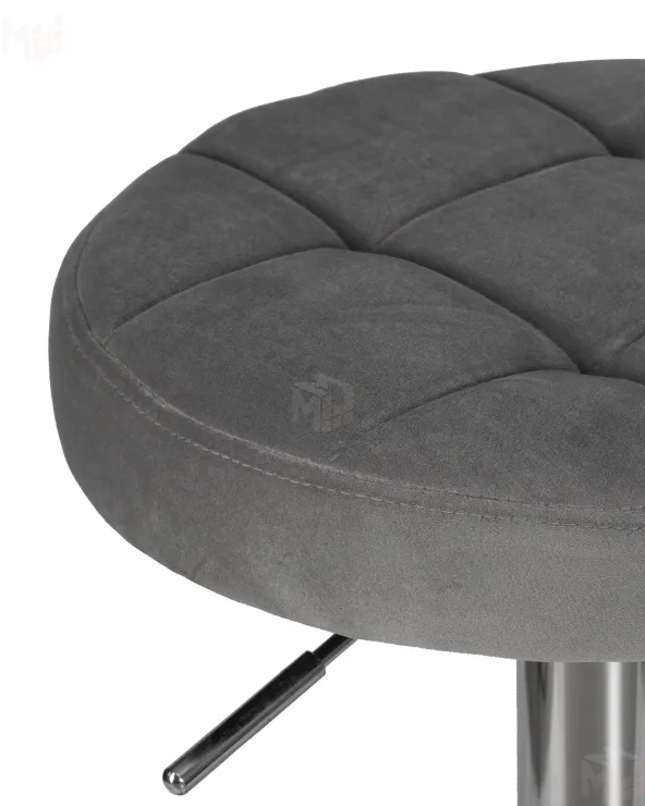 Табурет барный DOBRIN BRUNO (серый велюр (MJ9-75))