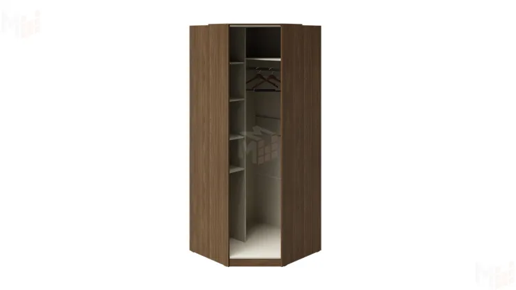 Шкаф угловой 1 зеркальной дверью «Харрис»